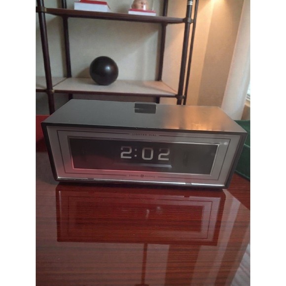 General Electric Other - Vintage GE General Electric Black Mid Century Modern Atomic Flip Clock Black 60s